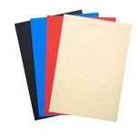 Paquet de 100 couvertures assorties grain cuir pour reliure a4 exacompta