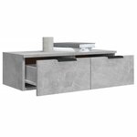 vidaXL Armoire murale Gris béton 68x30x20 cm Bois d'ingénierie