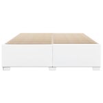 vidaXL Cadre de lit Blanc 180x200 cm Similicuir