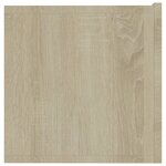 vidaXL Meuble TV Chêne sonoma 80x30x30 cm Bois d’ingénierie