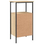 vidaXL Table de chevet chêne sonoma 41x31x80 cm bois d'ingénierie