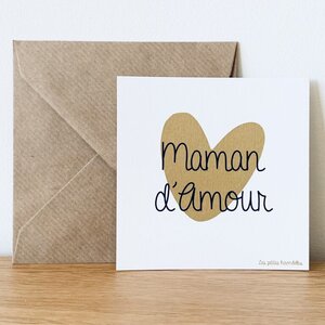 Carte - Maman d'Amour