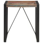 vidaXL Table à manger 70x70x75 cm Bois de récupération massif