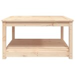 vidaXL Table de jardin 82 5x82 5x45 cm bois massif de pin