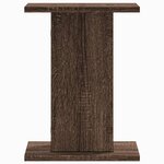 vidaXL Supports pour plantes 2 Pièces chêne marron bois d'ingénierie