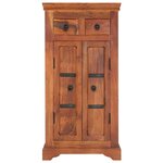 vidaXL Buffet 50x30x100 cm Bois d'acacia massif