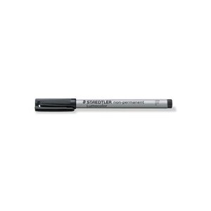 Marqueur non-permanent 'lumocolor 316' fin 0 6 mm noir staedtler