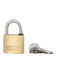 THIRARD - Cadenas à clé Mach 3  laiton  extérieur  anse acier  45mm  2 clés