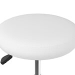 vidaXL Chaises à manger lot de 2 blanc similicuir
