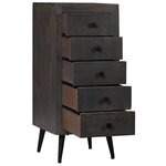 vidaXL Buffet Bois massif de manguier 40x40x91 cm