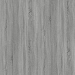 vidaXL Armoire roulante Sonoma gris 60x45x60 cm Bois d'ingénierie