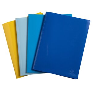 Protège-documents En Pp Recyclé Semi-rigide Beeblue 80 Vues - A4 - Couleurs Assorties - X 12 - Exacompta