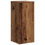 vidaXL Supports pour plantes 2 Pièces vieux bois bois d'ingénierie