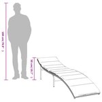 vidaXL Chaises longues lot de 2 avec coussins marron résine tressée