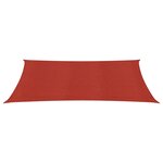 vidaXL Voile d'ombrage 160 g/m² Rouge 3x6 m PEHD