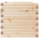 vidaXL Jardinière 50x50x46 cm bois de pin massif