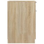 vidaXL Armoire de bureau Chêne sonoma 33 5x50x75 cm Bois d'ingénierie