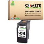 COMETE, Marque Française - PG545 XL - 1 Cartouche d'encre Compatible avec Canon PG-545 XL / 545XL / 545XL Noire - Cartouches 545XL 546XL (1 Noir)-Livraison gratuite