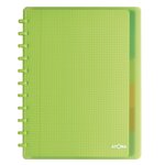 Cahier spirales atoma a4 - petits carreaux - 120 pages - assorties