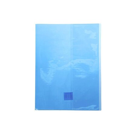 Protège-cahier Cristal Luxe 22/100ème 24x32 Transparent Bleu CALLIGRAPHE