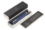 Stylo plume VECTOR Pte Moyenne Corps Bleu Brillant Attribut Acier PARKER