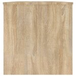 vidaXL Table basse chêne sonoma 102x50x52 5 cm bois d'ingénierie