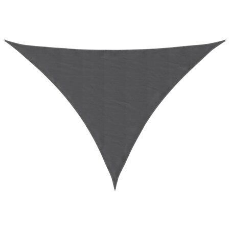 vidaXL Voile de parasol tissu oxford triangulaire 3x3x4 24m anthracite