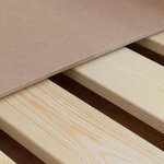 Tiroir à roulettes rangement ou lit - bois vernis pour lit 80 x 200 cm