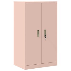 vidaXL Armoire de rangement Rose 60 x 40 x 90 cm Acier