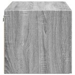 vidaXL Armoire murale sonoma gris 80x42 5x40 cm bois d'ingénierie