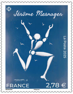 Timbre - Jérôme Mesnager - Lettre verte