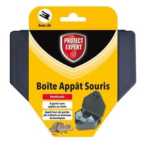 Protect Expert BOITSOU Boîte Appât Souris Avec Clé de Fermeture - Pex