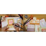 Feutre dessin double pointe abt dual brush pen 026 jaune or x 6 tombow