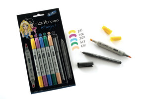 Set 5 marqueurs Copic Ciao Manga 1 + 1 Multiliner gratuit