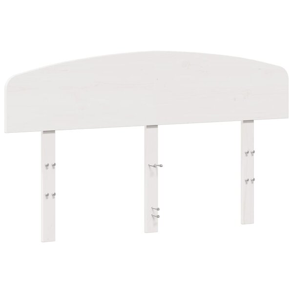 vidaXL Tête de lit blanc 150 cm bois massif de pin