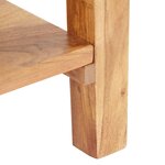vidaXL Table console 100x40x76 cm Bois d'acacia massif