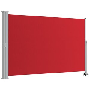vidaXL Auvent latéral rétractable de patio 160x300 cm Rouge