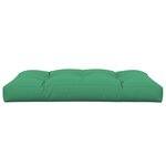 vidaXL Coussin de palette vert 120x80x12 cm tissu