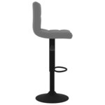 vidaXL Tabourets de bar lot de 2 gris foncé velours