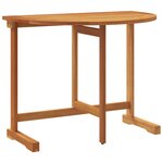 vidaXL Table pliable de balcon 90x60x72 cm bois d'acacia solide