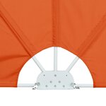 vidaXL Auvent latéral pliable de terrasse Terre cuite 400 x 200 cm