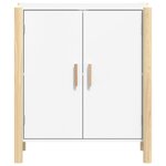 vidaXL Buffet Blanc 62x38x70 cm Bois d'ingénierie