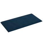 vidaXL Panneaux muraux 12 Pièces Bleu 30x15 cm Velours 0 54 m²
