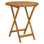 vidaXL Ensemble de bistro 3 Pièces motif de feuilles tissu et bois massif