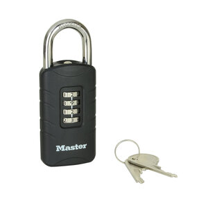 Cadenas à combinaison avec clé de secours pour un usage extérieur 120 x 48 x 20 mm