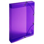 Boite De Classement Exabox Dos 40mm Polypropylène Crystal Colours - A4 - Couleurs Assorties - X 8 - Exacompta