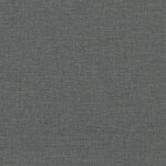 vidaXL Canapé à 3 places gris foncé tissu