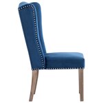 vidaXL Chaises à manger lot de 2 Bleu Velours