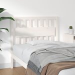 vidaXL Tête de lit blanc 105 5x4x100 cm bois massif de pin