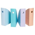 Porte-revues Mag-cube Aquarel - Vert Pastel - X 6 - Exacompta